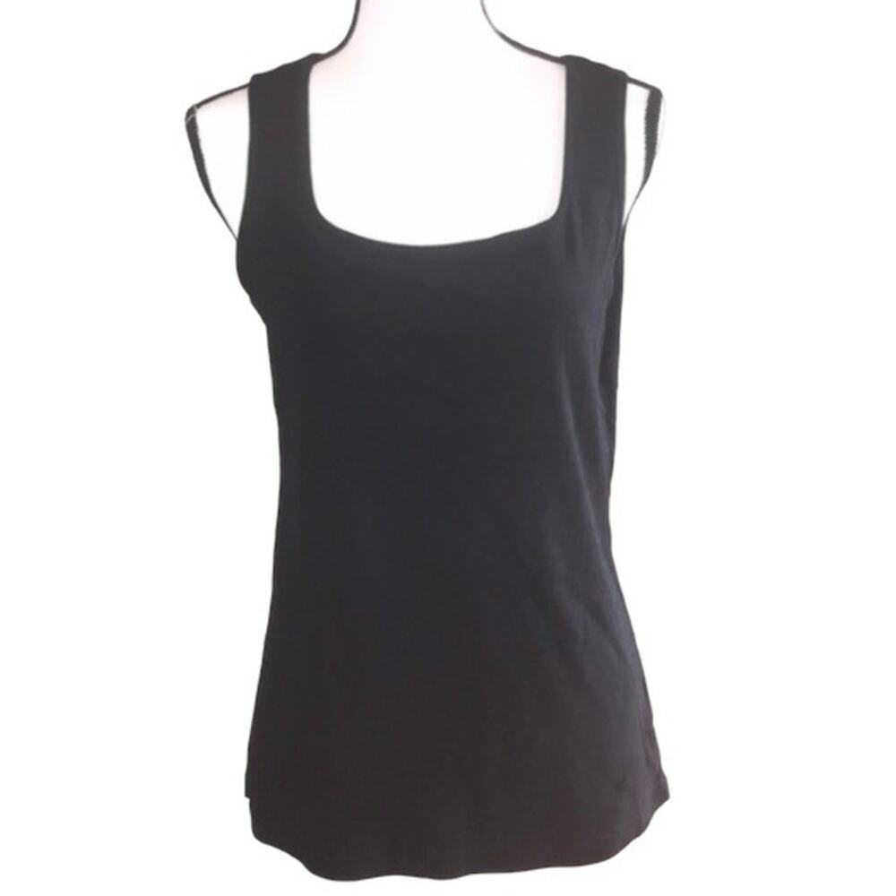 NEW KAREN SCOTT BLACK BLOUSE SIZE M